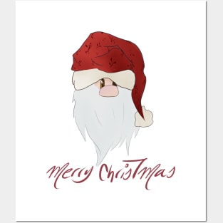 Cute Santa Claus Posters and Art